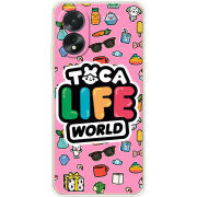 Чехол BoxFace OPPO A18 4G Toca Boca Life World