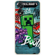Чехол BoxFace OPPO A38 4G Minecraft Graffiti