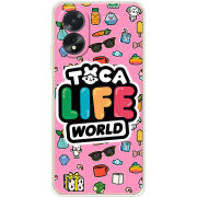 Чехол BoxFace OPPO A38 4G Toca Boca Life World