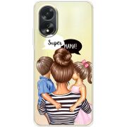 Прозрачный чехол BoxFace OPPO A38 4G Super Mama