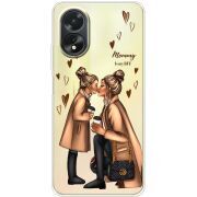Прозрачный чехол BoxFace OPPO A38 4G Mommy Is My BFF