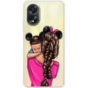 Прозрачный чехол BoxFace OPPO A38 4G Mouse Mommy
