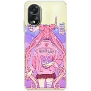 Прозрачный чехол BoxFace OPPO A38 4G Wiked Lady