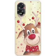 Прозрачный чехол BoxFace OPPO A38 4G Winter Deer