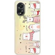 Прозрачный чехол BoxFace OPPO A38 4G The Friendly Beasts