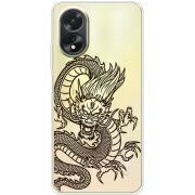 Прозрачный чехол BoxFace OPPO A38 4G Chinese Dragon