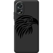 Черный чехол BoxFace OPPO A38 4G Eagle