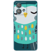 Чехол BoxFace Motorola Edge 40 Neo Green Owl