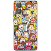 Чехол BoxFace Motorola Edge 40 Neo Rick and Morty