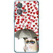 Чехол BoxFace Motorola Edge 40 Neo Raining Hearts