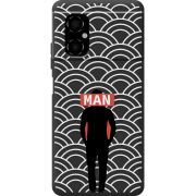 Черный чехол BoxFace Poco M4 5G Man Pattern