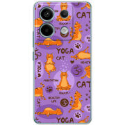 Чехол BoxFace Xiaomi Redmi Note 13 Pro 5G Yoga Cat