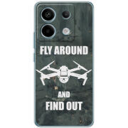 Чехол BoxFace Xiaomi Redmi Note 13 Pro 5G Дрон Fly Around