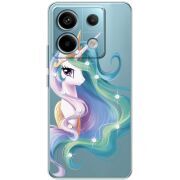 Чехол со стразами BoxFace Xiaomi Redmi Note 13 Pro 5G Unicorn Queen
