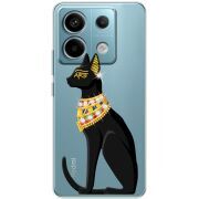 Чехол со стразами BoxFace Xiaomi Redmi Note 13 Pro 5G Egipet Cat