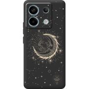 Черный чехол BoxFace Xiaomi Redmi Note 13 Pro 5G Moon