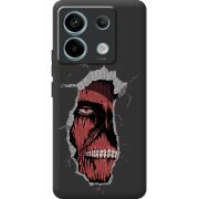 Черный чехол BoxFace Xiaomi Redmi Note 13 Pro 5G Нападение на Титана