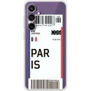 Прозрачный чехол BoxFace Samsung Galaxy S23 FE (S711) Ticket Paris