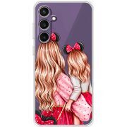 Прозрачный чехол BoxFace Samsung Galaxy S23 FE (S711) Mouse Girls