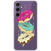 Прозрачный чехол BoxFace Samsung Galaxy S23 FE (S711) Donuts