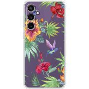 Прозрачный чехол BoxFace Samsung Galaxy S23 FE (S711) Tropical