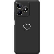 Черный чехол BoxFace Realme C51 My Heart