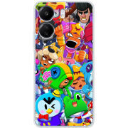 Чехол BoxFace Xiaomi Redmi 13C friends brawl stars