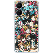 Чехол BoxFace Xiaomi Redmi 13C Anime Stickers