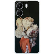 Чехол BoxFace Xiaomi Redmi 13C Exquisite White Flowers