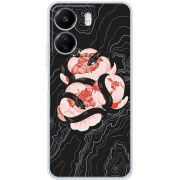 Чехол BoxFace Xiaomi Redmi 13C Snake Rose