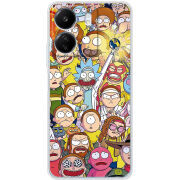 Чехол BoxFace Xiaomi Redmi 13C Rick and Morty