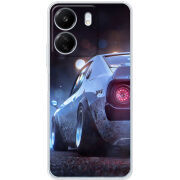 Чехол BoxFace Xiaomi Redmi 13C Silver Car