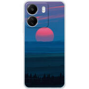 Чехол BoxFace Xiaomi Redmi 13C Cold Red Light