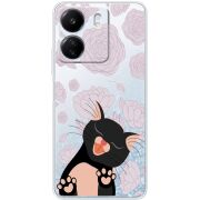 Прозрачный чехол BoxFace Xiaomi Redmi 13C Meow