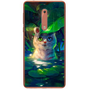 Чехол Uprint Nokia 5 White Tiger Cub