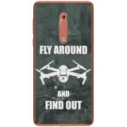 Чехол Uprint Nokia 5 Дрон Fly Around