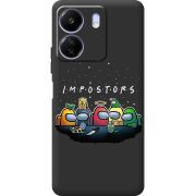 Черный чехол BoxFace Poco C65 Among Us Impostors