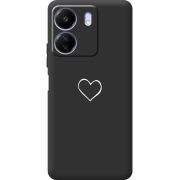 Черный чехол BoxFace Poco C65 My Heart