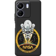 Черный чехол BoxFace Poco C65 NASA Spaceship