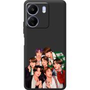 Черный чехол BoxFace Poco C65 BTS