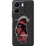Черный чехол BoxFace Poco C65 Нападение на Титана