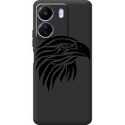 Черный чехол BoxFace Poco C65 Eagle