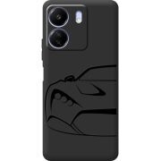 Черный чехол BoxFace Poco C65 Sportcar