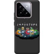 Черный чехол BoxFace Xiaomi 14 Among Us Impostors
