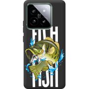 Черный чехол BoxFace Xiaomi 14 Pro Fish
