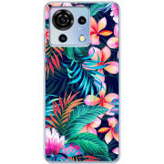 Чехол BoxFace ZTE Blade V50 Vita flowers in the tropics