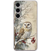 Чехол BoxFace Samsung Galaxy S24 Christmas Owl