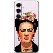 Прозрачный чехол BoxFace Samsung Galaxy S24 Фрида Кало