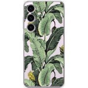 Прозрачный чехол BoxFace Samsung Galaxy S24 Banana Leaves
