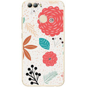 Чехол Uprint Huawei Nova 2 Line Flowers